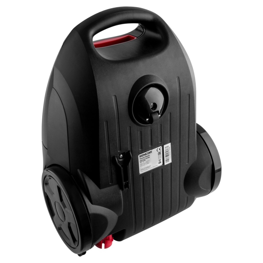 Sencor - Usisivač sa kesom 3 l 700W/230V crna/crvena