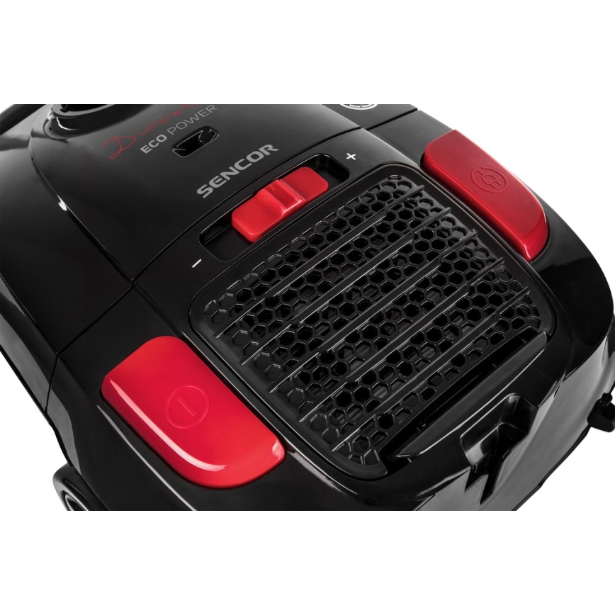 Sencor - Usisivač sa kesom 3 l 700W/230V crna/crvena