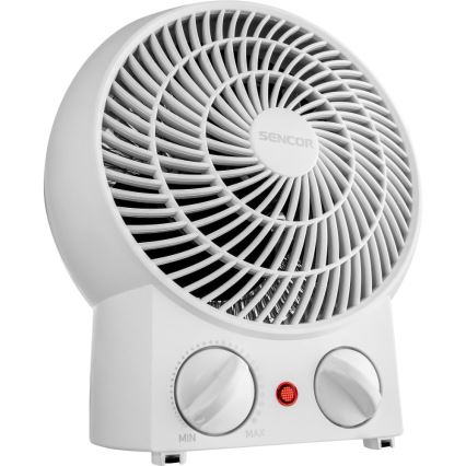 Sencor - Ventilator sa grejnim telom 1200/2000W/230V bela