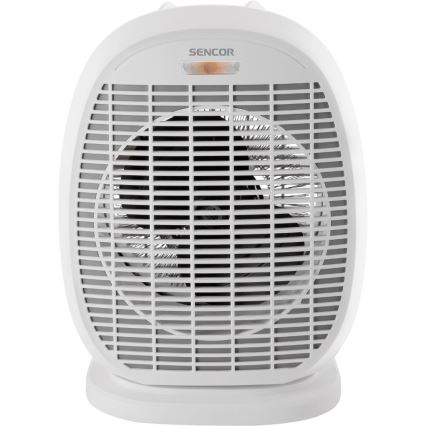 Sencor - Ventilator sa grejnim telom 1200/2000W/230V bela/siva