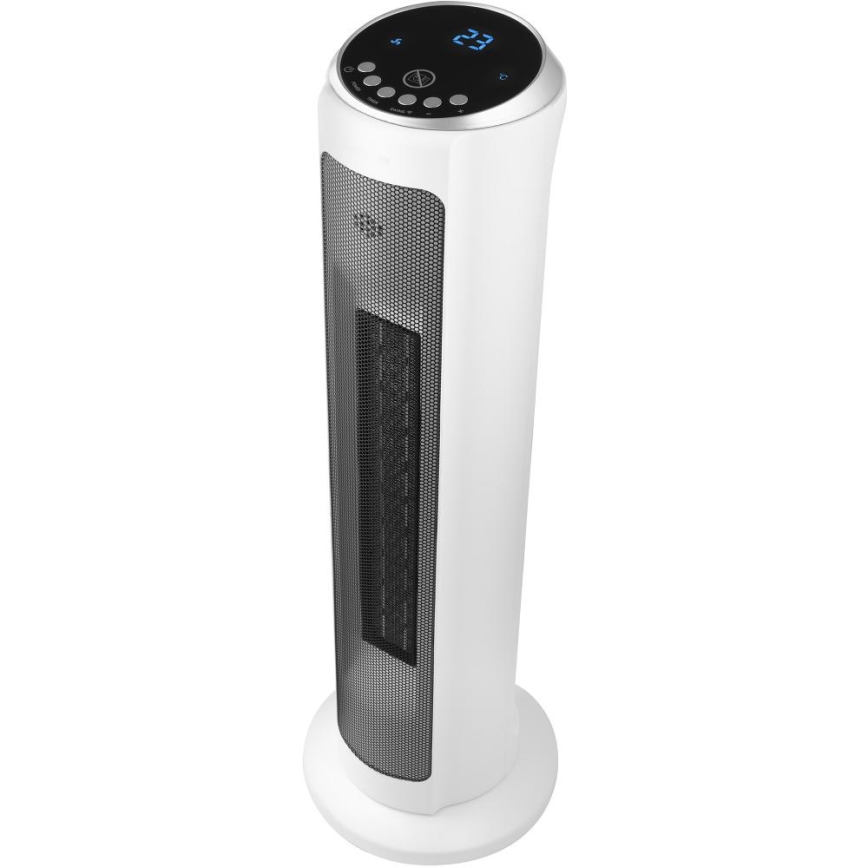 Sencor - Ventilator sa keramičkim grejnim telom 2200W/230V Wi‑Fi bela + daljinski upravljač