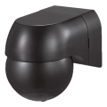 Senzor pokreta PIR 180° 400W/230V IP44 crni