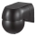 Senzor pokreta PIR 180° 400W/230V IP44 crni