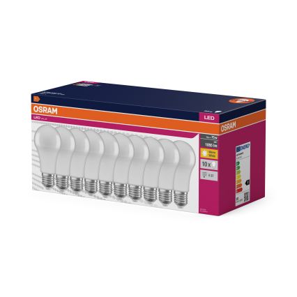SET 10x LED sijalica CLASSIC A75 E27/10W/230V 2700K - Osram
