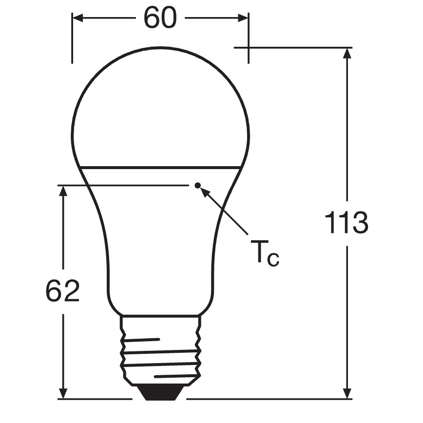 SET 10x LED sijalica CLASSIC A75 E27/10W/230V 2700K - Osram