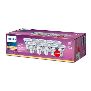 SET 10x LED sijalica Philips GU10/4,6W/230V 2700K