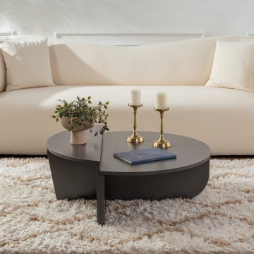 SET 2x konferencijski stočić ORION antracit