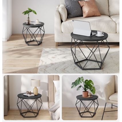 SET 2x Konferencijski stočić TALIA, crne boje