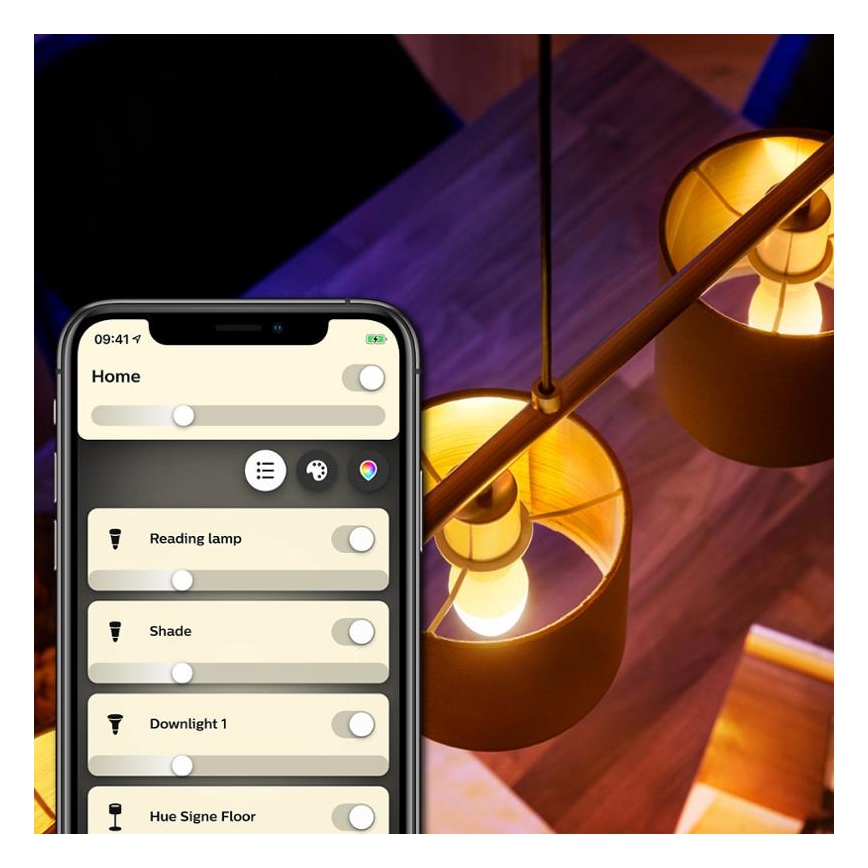 SET 2x LED prigušiva sijalica Philips Hue WHITE E14/5,5W/230V 2700K