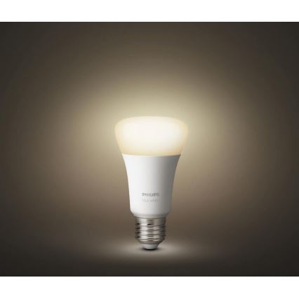 SET 2x LED Žarulja za prigušivanje Philips HUE WHITE E27/9W/230V
