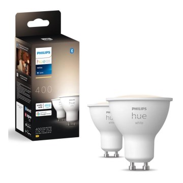 SET 2x LED prigušiva sijalica Philips Hue WHITE GU10/4,2W/230V 2700K