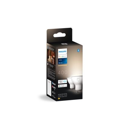 SET 2x LED prigušiva sijalica Philips Hue WHITE GU10/4,2W/230V 2700K