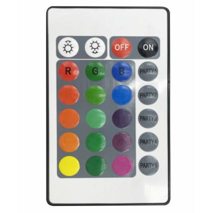 Komplet 2x LED RGB prigušiva dekorativna svetiljka FESTA 3xAAA/4,5V + daljinski upravljač