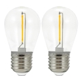 SET 2x LED sijalica PARTY E27/0,3W/36V