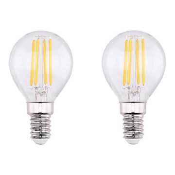 SET 2x LED sijalica VINTAGE E14/4W/230V 2700K - Globo 10589-2K