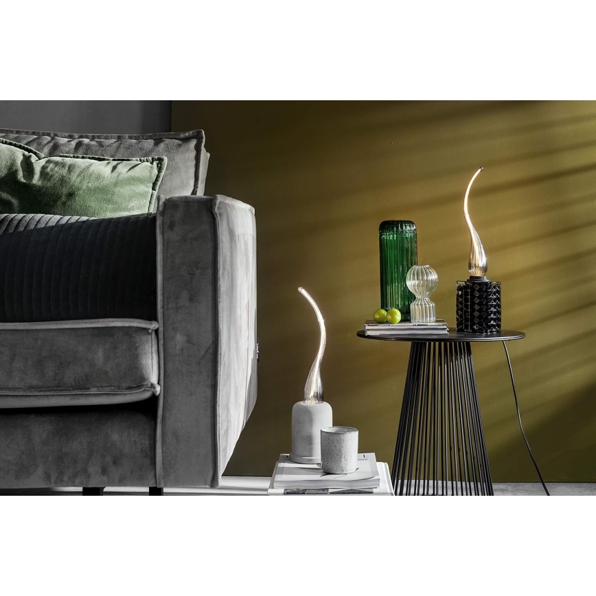 SET 2x prigušiva LED sijalica LAMDA E27/4W/230V 2100K prozirna