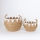 SET 2x slamene korpe bež/bela 32x16,5x18/24x23,5x26 cm