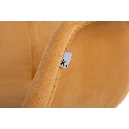 SET 2x trpezarijske stolice NEREA 80x60,5 cm žuta/bukva