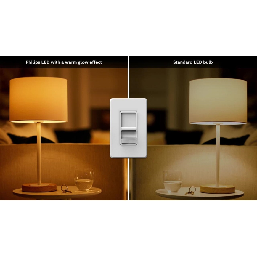 SET 3x LED prigušiva sijalica Philips Warm Glow GU10/3,8W/230V 2200-2700K CRI 90
