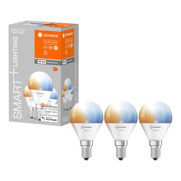 SET 3x LED prigušiva sijalica SMART+ E14/5W/230V 2700K-6500K Wi-Fi - Ledvance