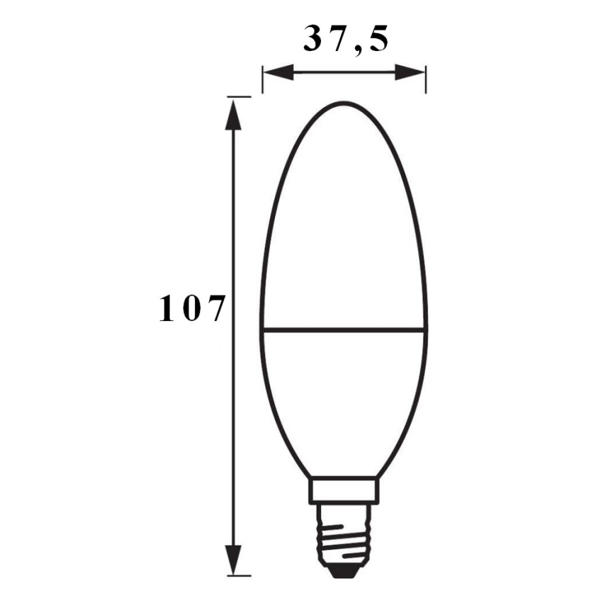 SET 3x LED prigušiva sijalica SMART+ E14/5W/230V 2700K Wi-Fi - Ledvance