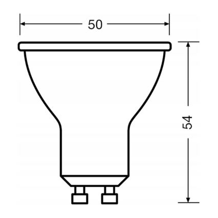 Set 3x LED reflektorska sijalica PAR16 GU10/6,9W/230V 2700K 60° - Osram