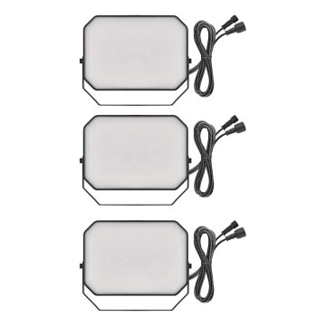 SET 3x LED RGBIC prigušiva spoljni reflektori GoSmart LED/14W/230V 3000-6500K IP65 Wi-Fi Tuya