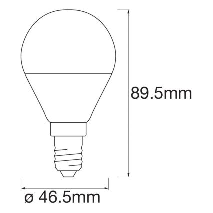 Komplet od 3 LED RGBW prigušive sijalice SMART+ E14/5W/230V 2700K-6500K Wi-Fi - Ledvance