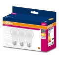 Set 3x LED sijalica A60 E27/10W/230V 3000K - Osram