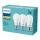 Set 3x LED sijalica Philips E27/9W/230V 2700K