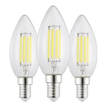 SET 3x LED sijalica VINTAGE C35 E14/2,2W/230V 2700K - Eglo 110439
