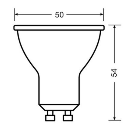 Set 3x LED sijalice PAR16 GU10/6,9W/230V 6500K - Osram