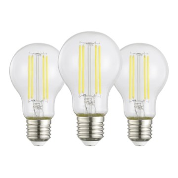 SET 3x LED sijalice VINTAGE A60 E27/3,8W/230V 2700K - Eglo 110437