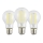 SET 3x LED sijalice VINTAGE A60 E27/3,8W/230V 2700K - Eglo 110437