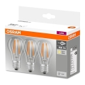 SET 3x LED sijalice VINTAGE E27/7W/230V 2700K - Osram