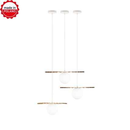 SET 3x luster na sajli SUNPLISS 1xG9/10W/230V zlatna/krem