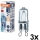 SET 3x sijalica za rernu HALOPIN G9/25W/230V 2700K - Osram