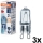 SET 3x sijalica za rernu HALOPIN G9/40W/230V 2700K - Osram