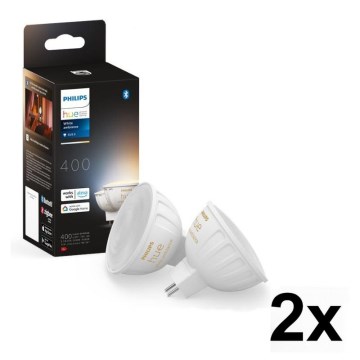 SET 4x LED prigušiva sijalica Philips Hue WHITE AMBIANCE GU5,3/MR16/5,1W/12V 2200-6500K