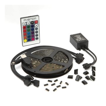 SET 4x LED RGB prigušiva traka 2x30cm 2x50cm LED/2,16/3,6W/5V IP65 + daljinski upravljač