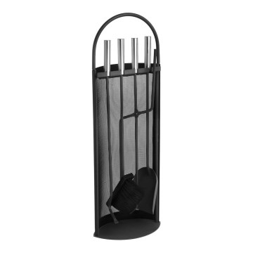 Set kaminskog pribora, 5 komada, crne boje