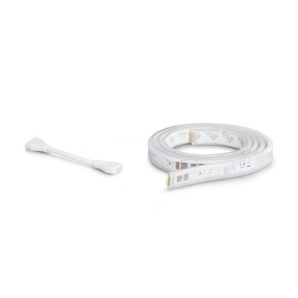 KOMPLET - LED RGBW prigušiva traka Philips Hue WHITE AND COLOR AMBIANCE 2m LED/20W/230V + traka 1m LED/11W/12V