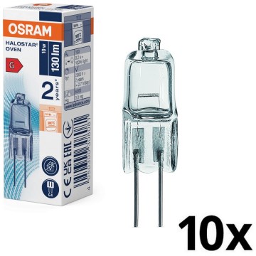 Set od 10 sijalica za pećnicu HALOSTAR G4/10W/12V 2700K - Osram