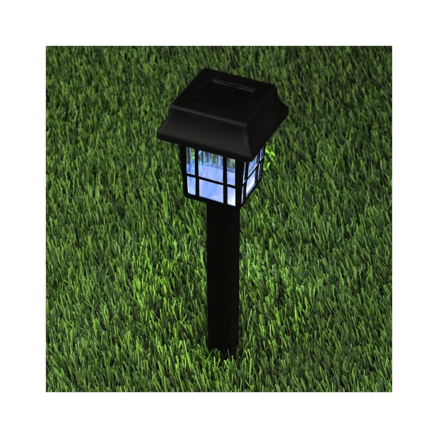 Set od 12 solarnih LED lampi — 0,06 W, 1,2 V, napajanje 1x AA, 6500 K (hladno belo svetlo), IP44, baterija 100 mAh