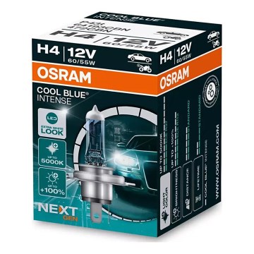 Set od 2 auto sijalice COOL BLUE H4 P43t (60/55W, 12V, 5000K) - Osram