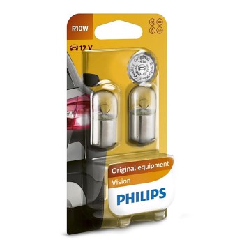 Set od 2 automobilske sijalice Philips VISION 12814B2 BA15s/10W/12V