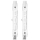 Set od 2 industrijske sijalice J78 R7s/80W/230V 2900K - Aigostar