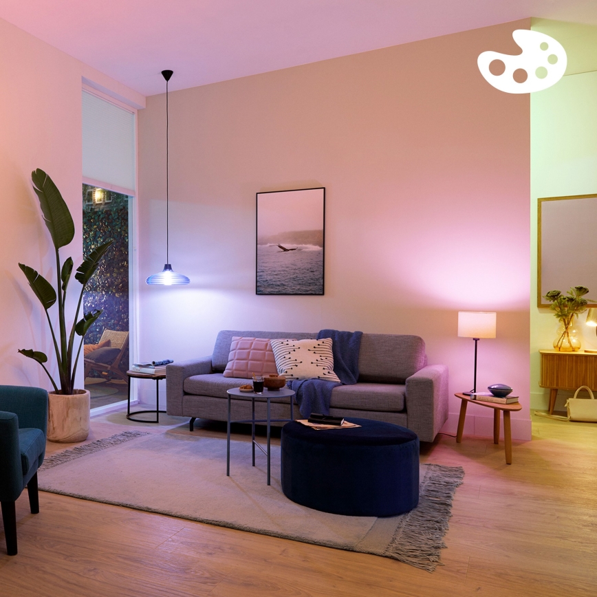 SET 2x LED RGB prigušiva sijalica Philips SMART A60 E27/8,5W/230V 2200-6500K