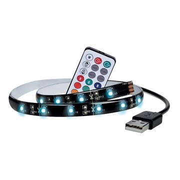 Set od 2 LED RGB trake za TV sa daljinskim upravljačem, IP65, LED/USB, 50 cm