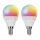 Set od 2 LED RGBW prigušiva sijalica MESH Smart G45 E14/6,5W/230V 2700-6500K + daljinski upravljač - Aigostar